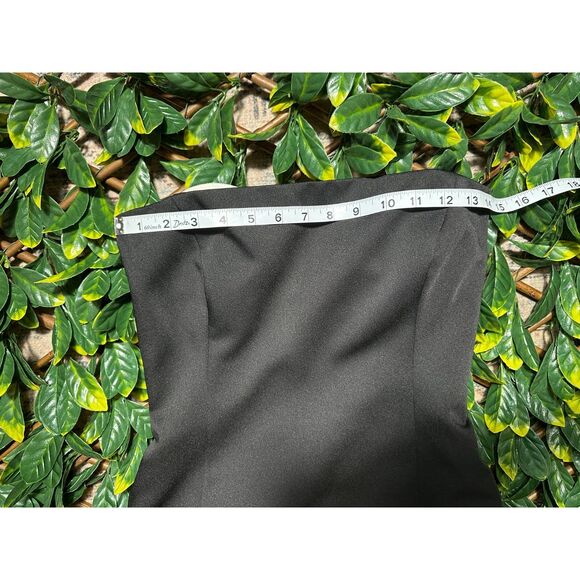 LAUNDRY Formal Strapless Open Back Satin Maxi Gown Size 8 - Picture 7 of 8